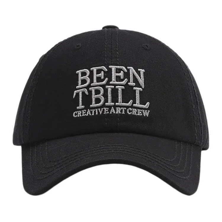 浪莎 鸭舌帽弯檐潮牌户外英文字母立体刺绣黑色大帽围棒球帽 男女同款 棉 鸭舌帽 男女同款情侣款