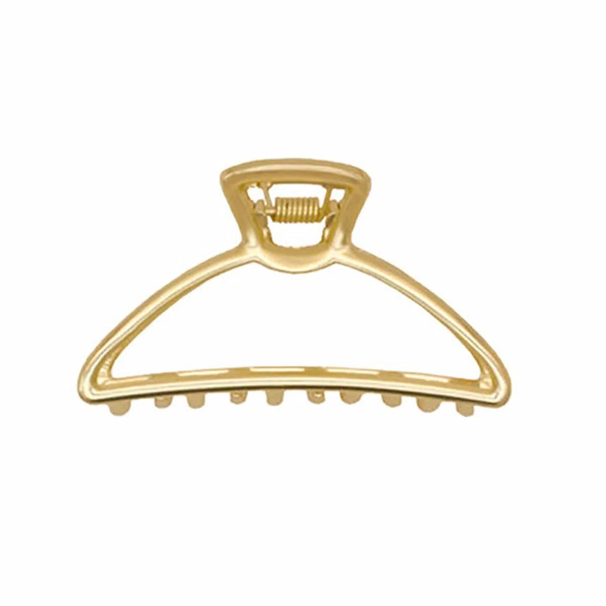 简应舒 哑金弧形抓夹后脑勺盘 夹 合金 发夹 女款