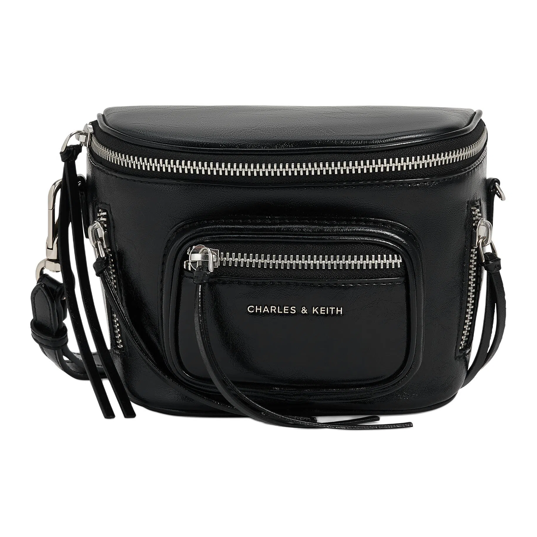 CHARLES&KEITH Noir Pewter