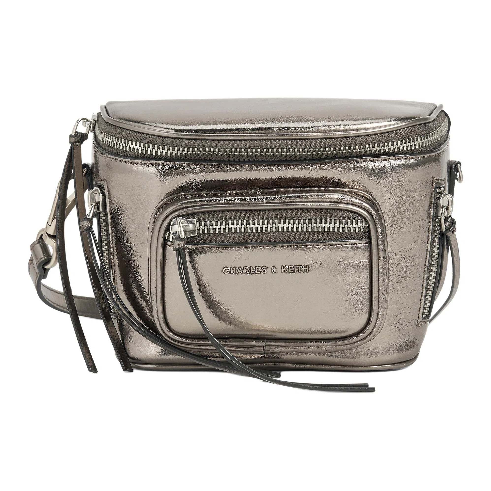 CHARLES&KEITH Noir Pewter