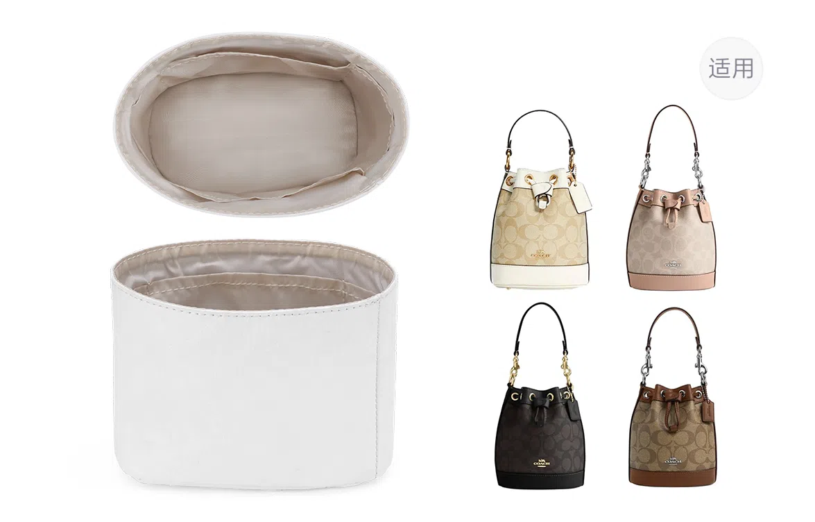 COACH Mini Bucket Bag Black