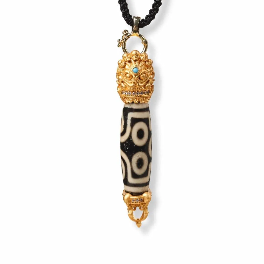 天台山 圣品天珠古法民族风转运好运 玛瑙 玉石吊坠 男女同款情侣款