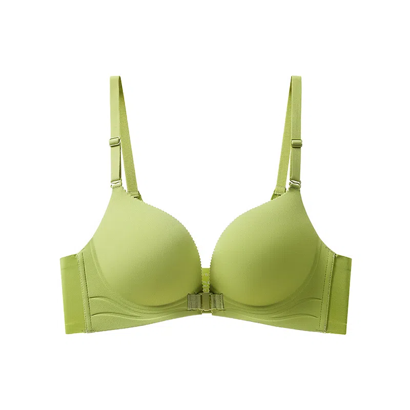 二三二三 无痕前扣小胸聚拢无钢圈收副乳防下垂防走光背心式上薄下厚纯欲性感舒适透气薄款文胸 女款 礼盒装