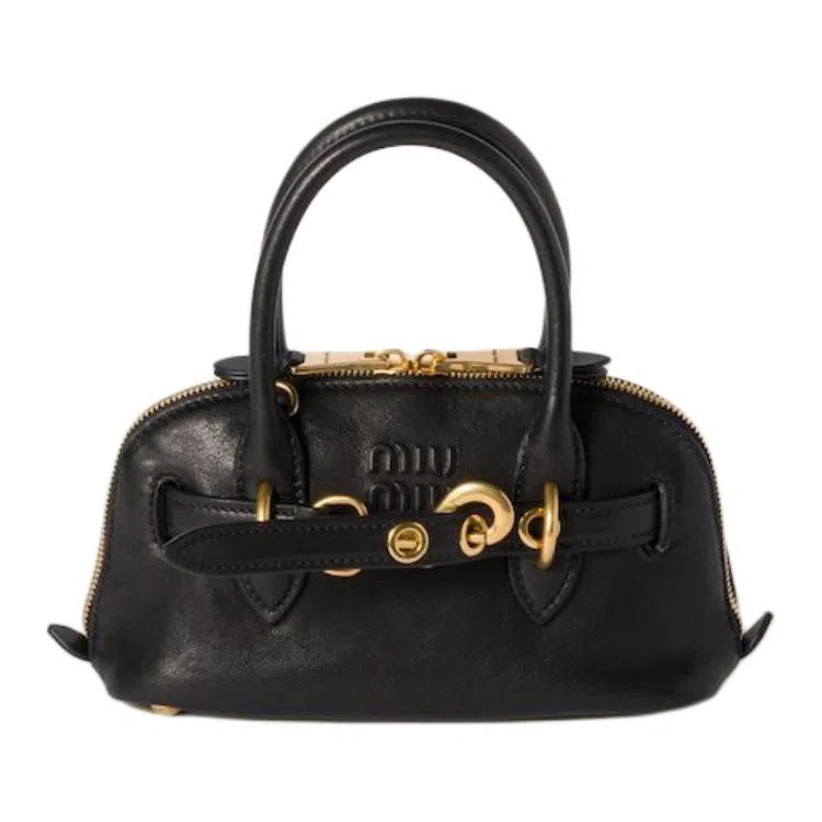 Miu Miu Aventure Mini Bag Black