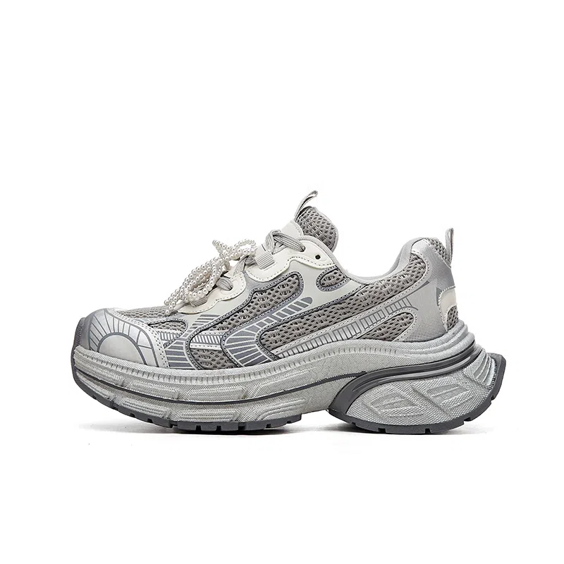 金佰川 厚底百搭潮流时尚 耐磨 低帮 老爹鞋 女