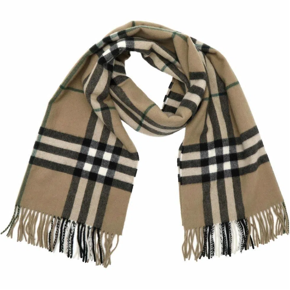 Burberry Check Wool Scarf