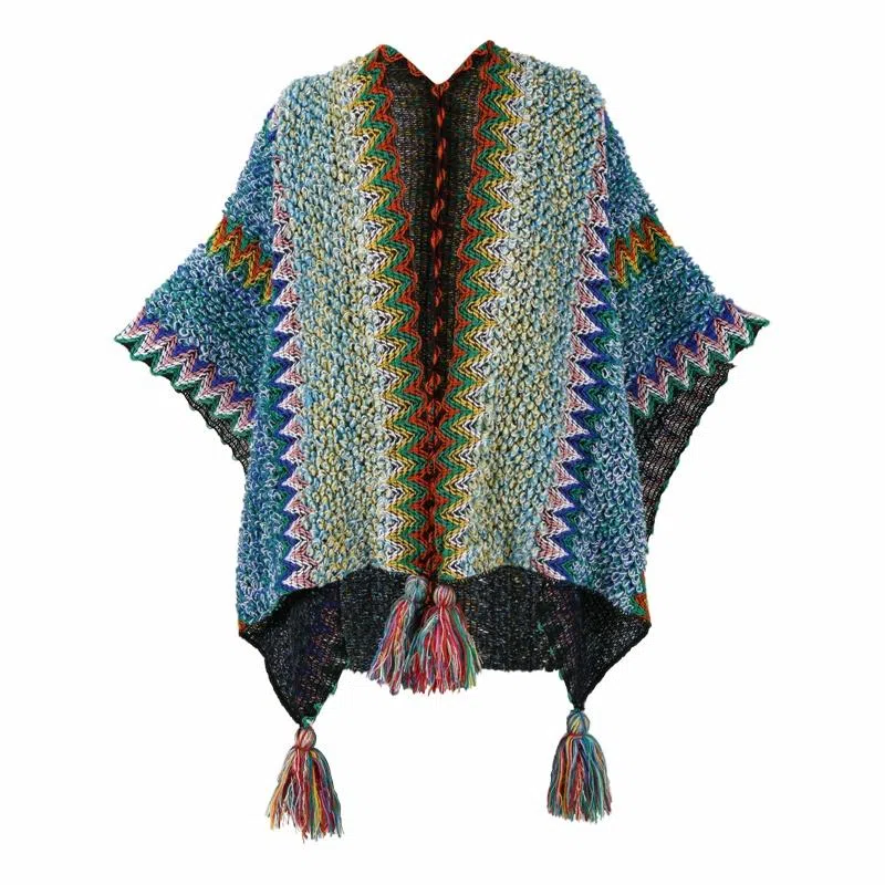 CAMEL Knit Shawl Scarf