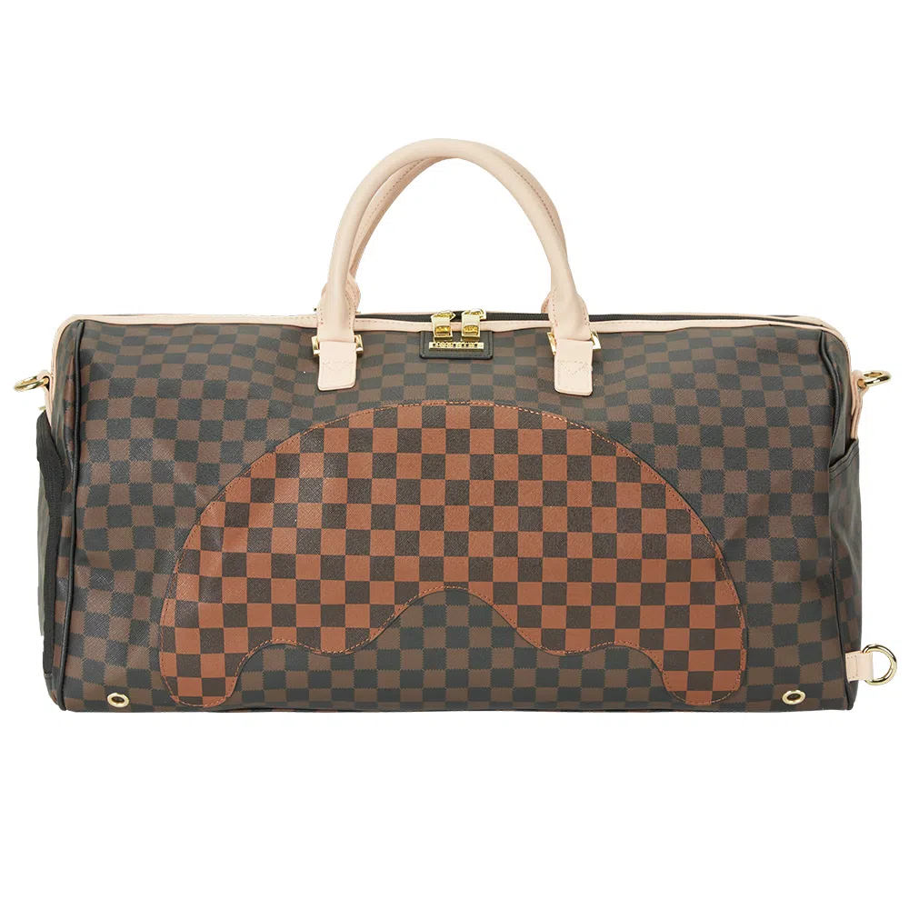 Sprayground PVC Travel Bag Brown