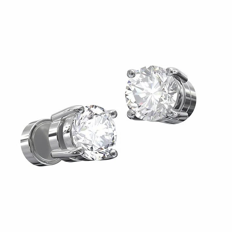 RAWNESS Starry Mosang Diamond Magnetic Earrings