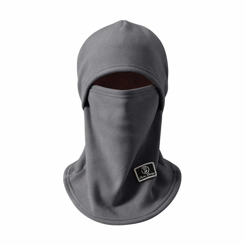 南极人 骑行防风面罩围脖一体帽秋冬季加绒保暖头盔内胆帽滑雪脖套头套 加厚 帽子 男女同款情侣款