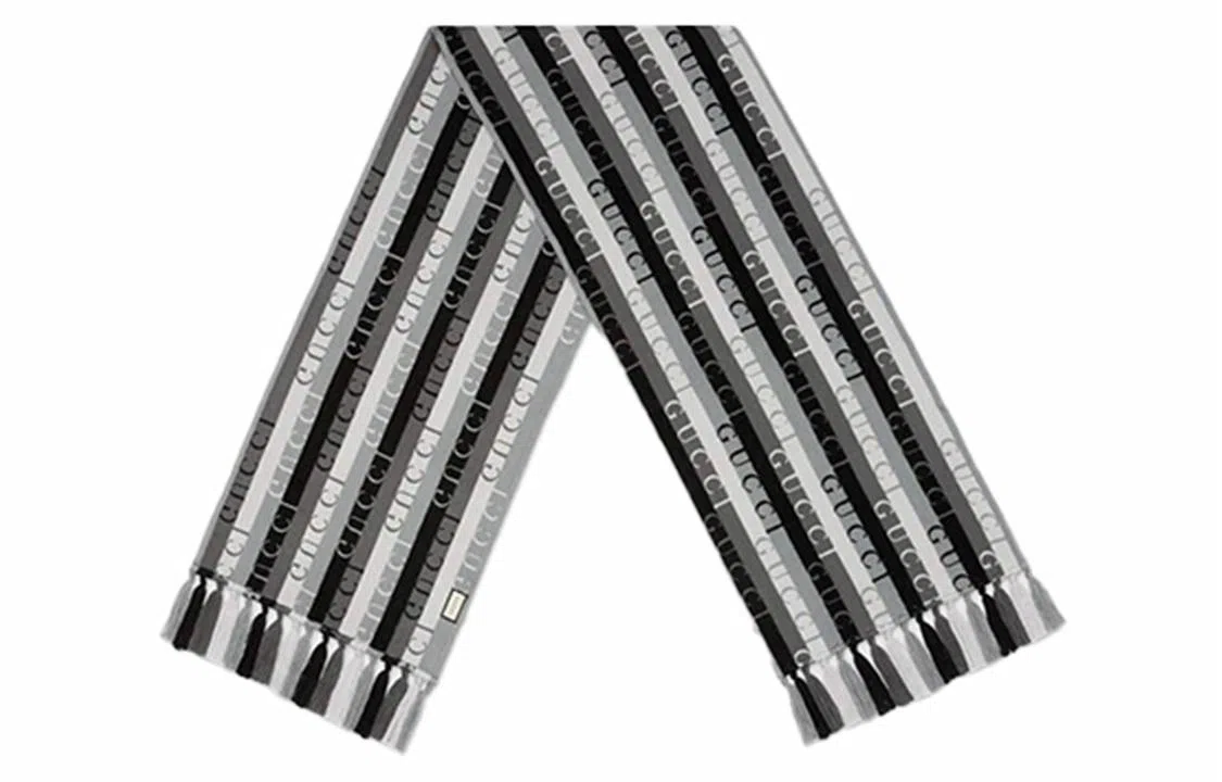 Gucci Wool Scarf Black