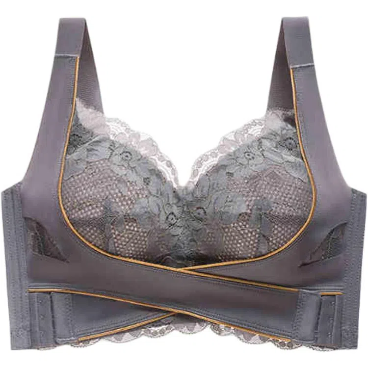 欧迪芬 调整型简约舒适休闲植物花卉文胸 女款