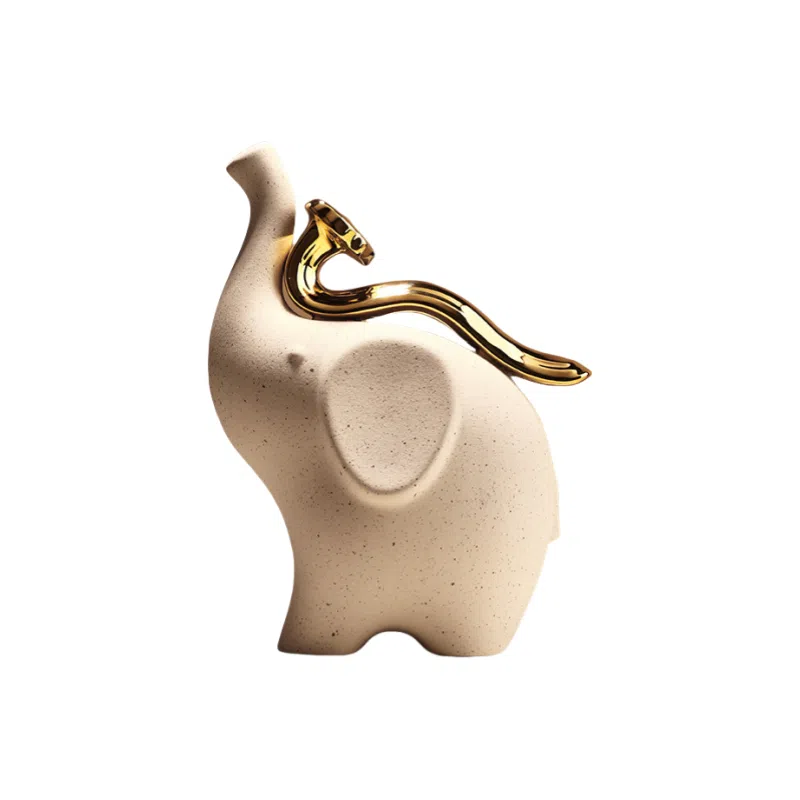 咕轹 新中式 马上有钱软装玄关客厅桌面电视柜装饰品  潮流衍生品