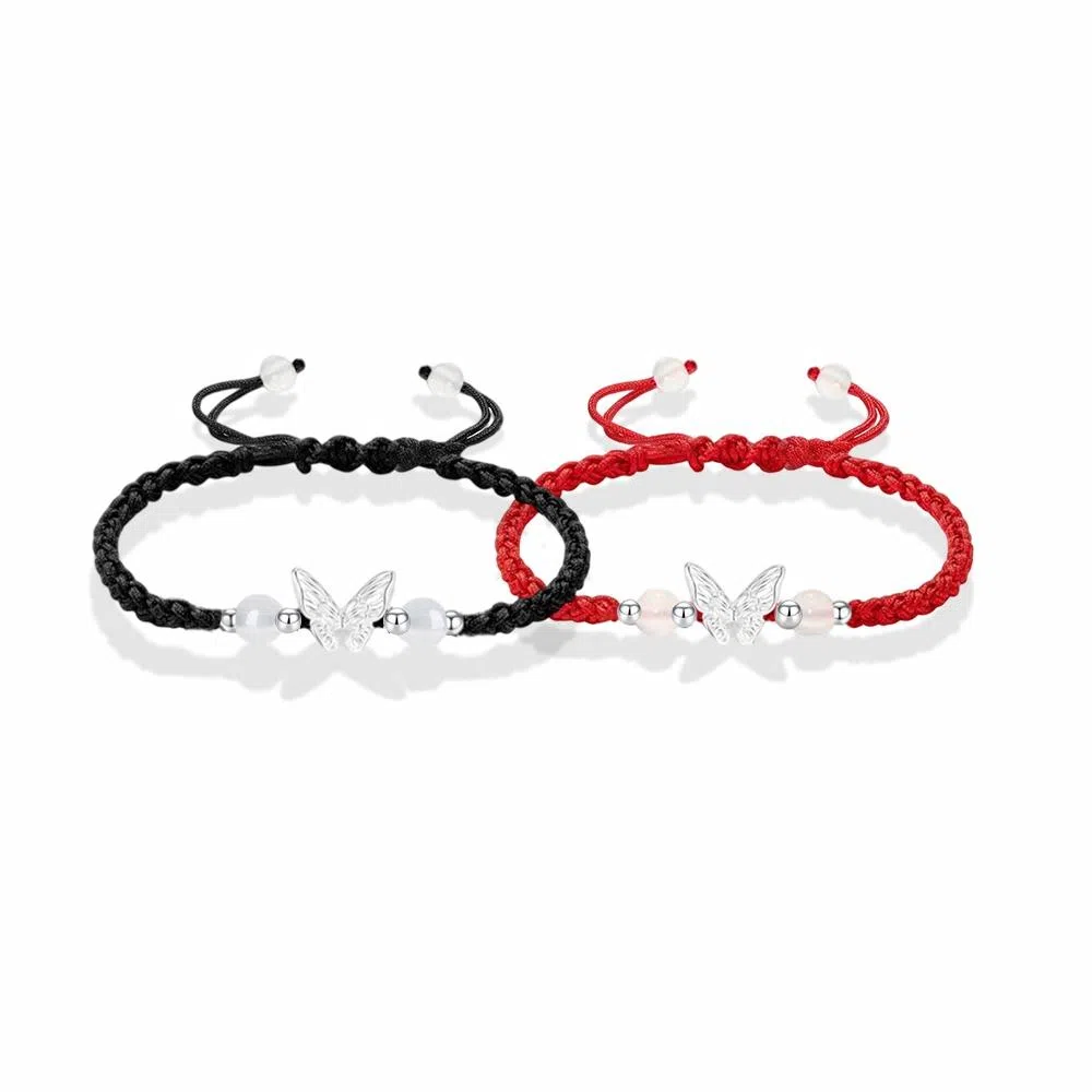 饰伴 玉色生香轻奢新中式国潮简约优雅精致编织 玉髓 玉石手链 男女同款情侣款