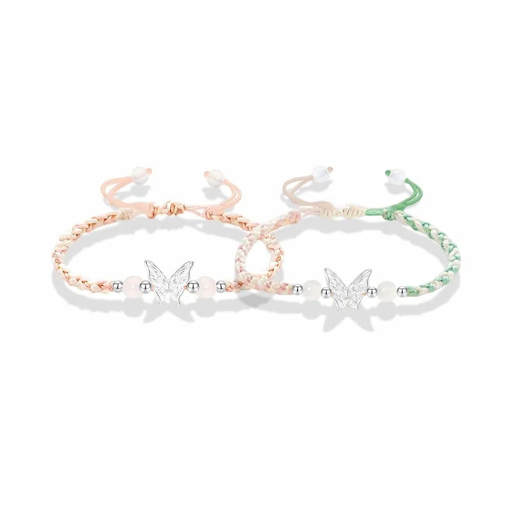 饰伴 玉色生香轻奢新中式国潮简约优雅精致编织 玉髓 玉石手链 男女同款情侣款