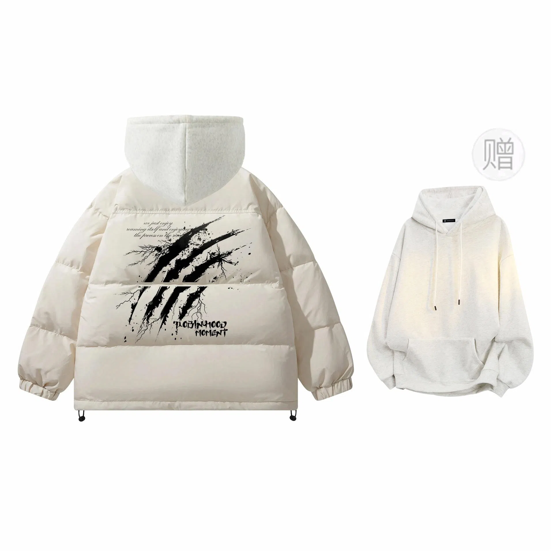 ROBINHOOD New Spring Hoodie Down Jacket