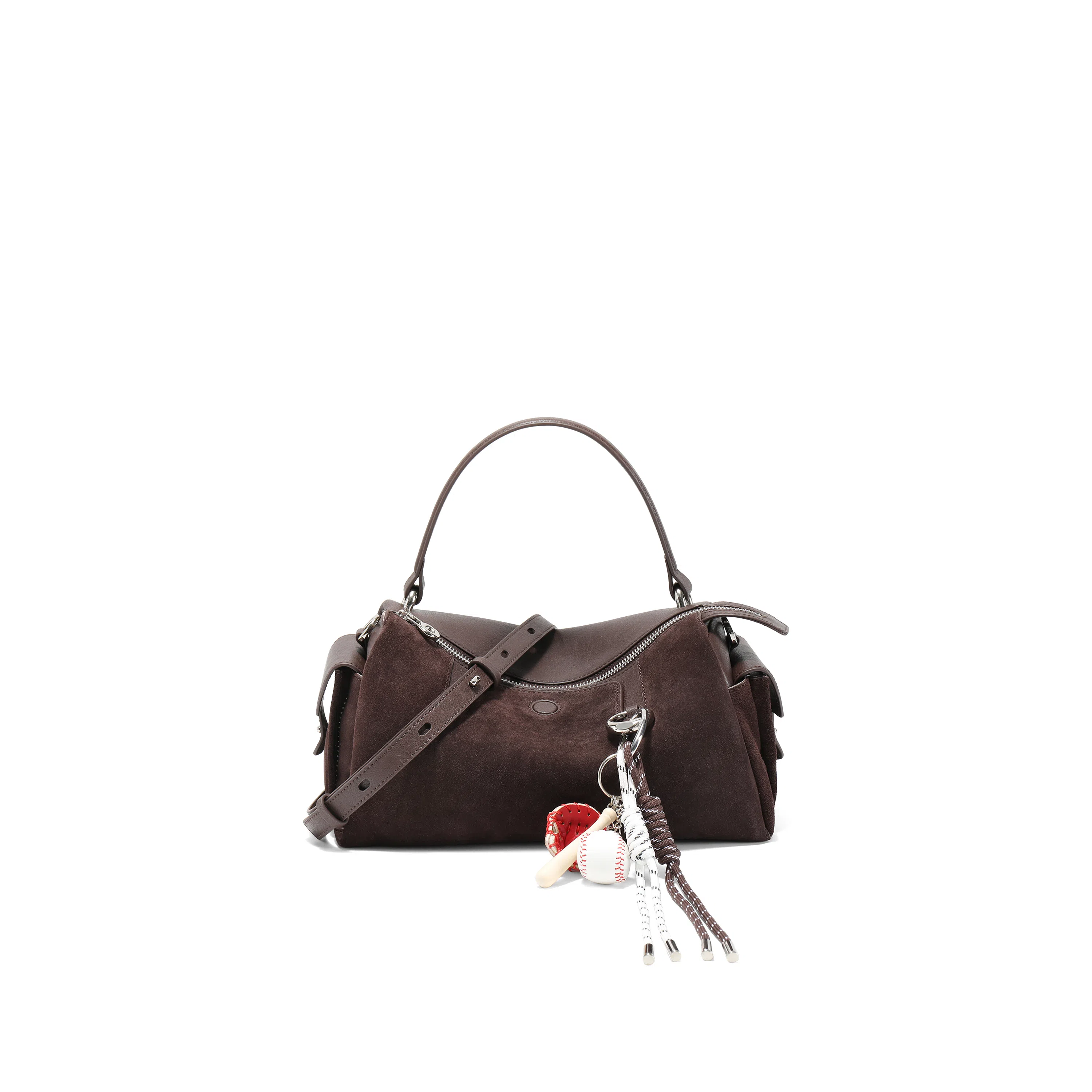 BELLE Boston Bag Brown