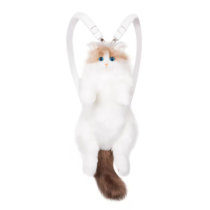 Chongker Plush Cat Doll Backpack