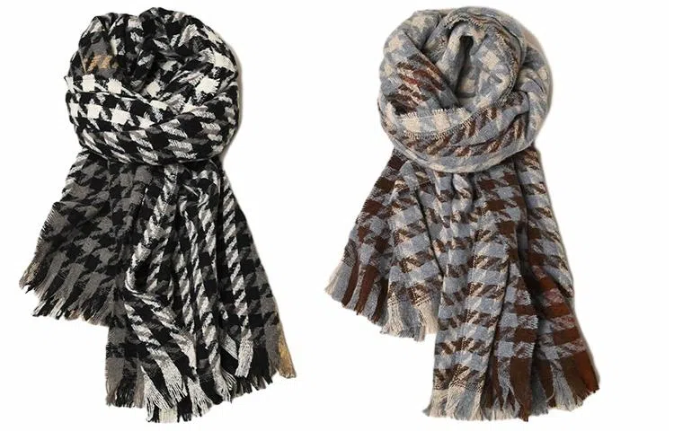 FREE RABBIT II Plaid Scarf