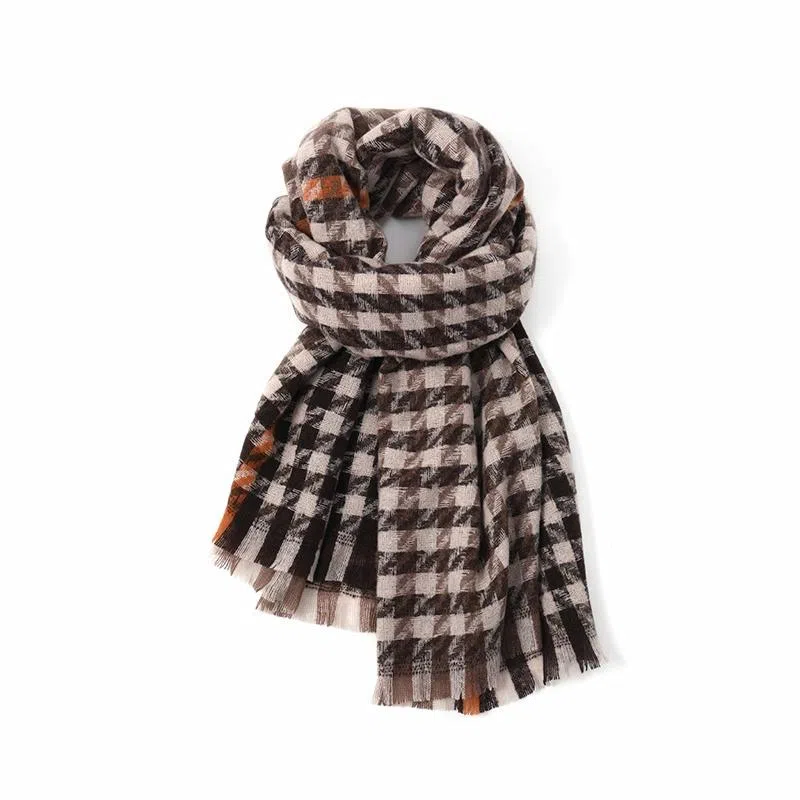 FREE RABBIT II Plaid Scarf