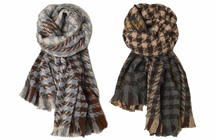 FREE RABBIT II Plaid Scarf