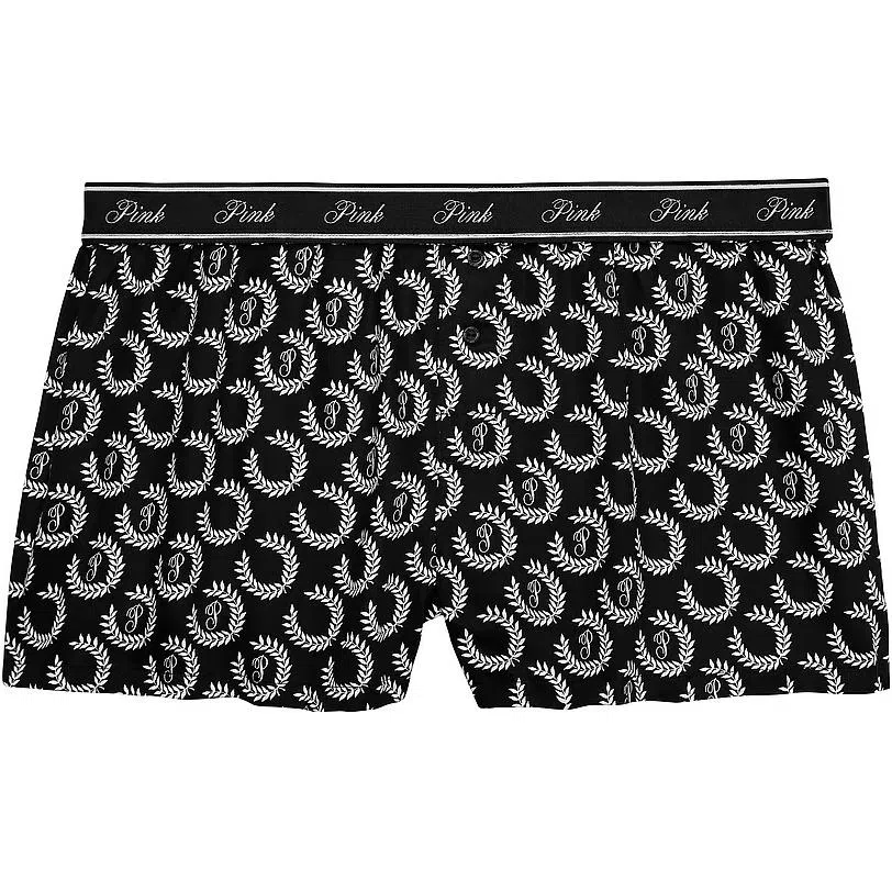 Victoria's Secret Logo Lounge Pants Black