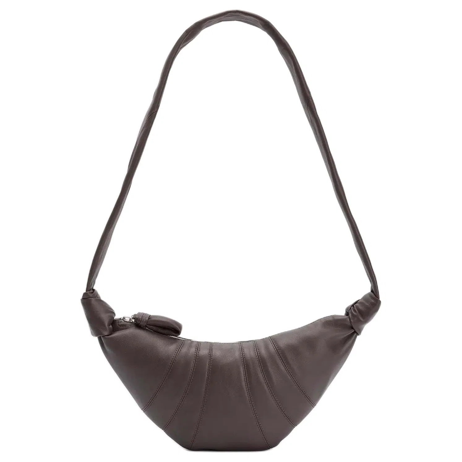 Lemaire Small Brown Leather Shoulder Bag