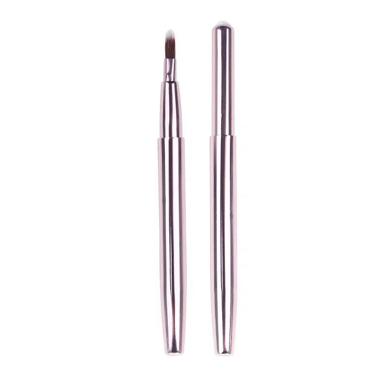 悦乐己    唇刷口红刷可伸缩便捷带盖唇部晕染刷雾面口红专用刷专业化妆刷女 细节 便携