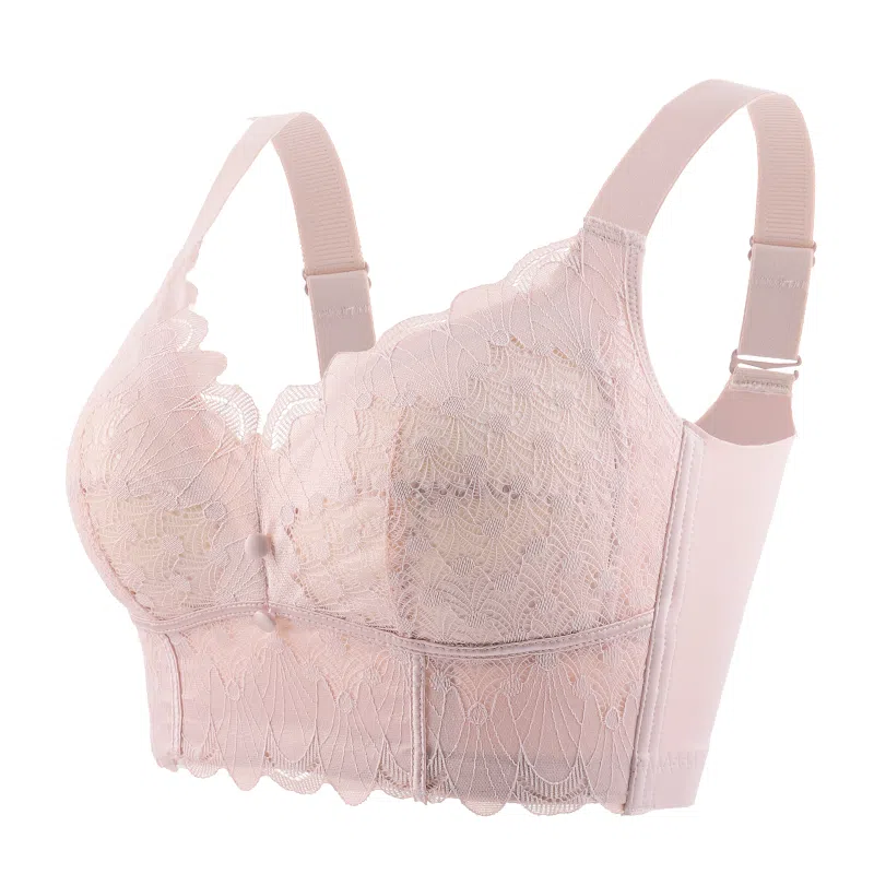 二三二三 薄款聚拢收副乳调整型防下垂防走光舒适时尚休闲纯色蕾丝宽肩带文胸 女款 礼盒装