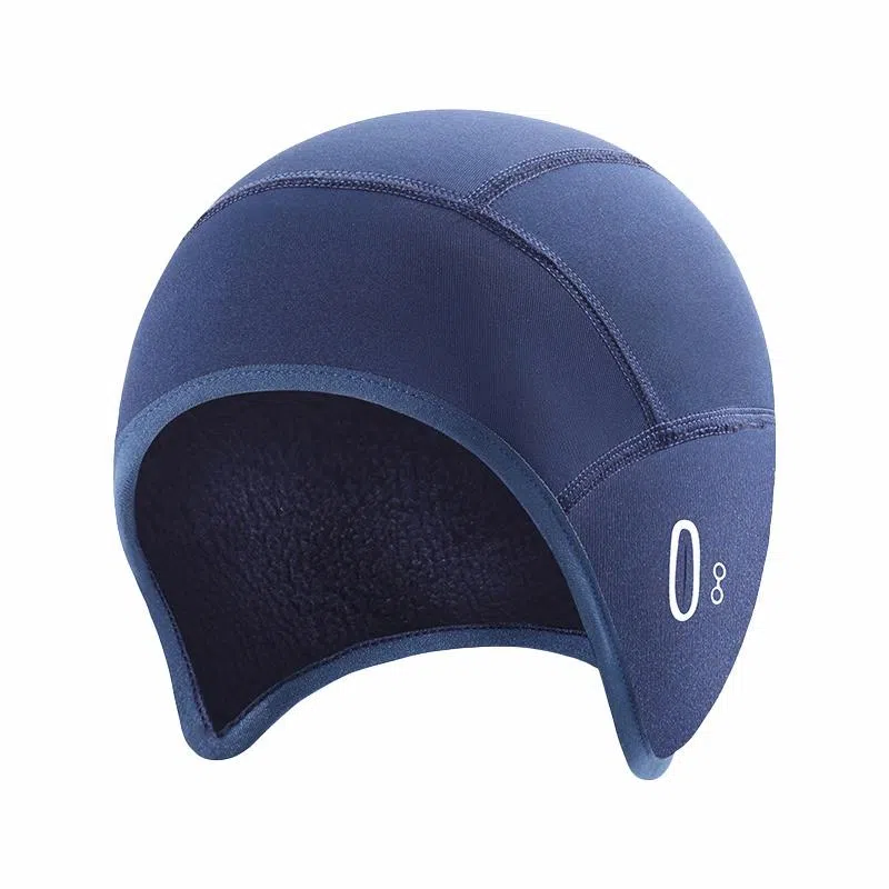 南极人 冬季保暖小帽加绒护耳头套骑车跑步自行车摩托车头盔内衬内胆帽骑行装备 防风 包头帽子 男款