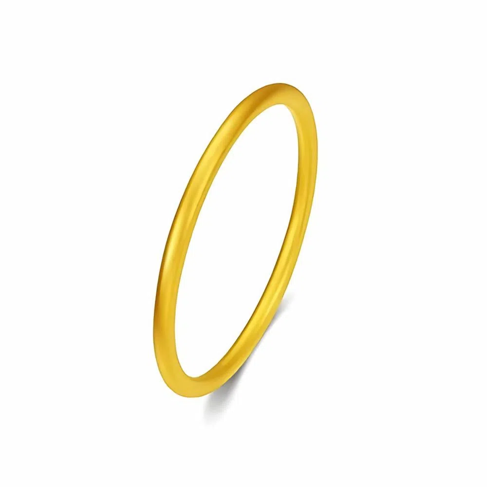 饰伴 新中式精致轻奢简约高级气质 复古国潮风 磨沙砂时尚金色古风森系素圈/转运珠/花苞小众设计手饰#好运 合金 手镯 女款