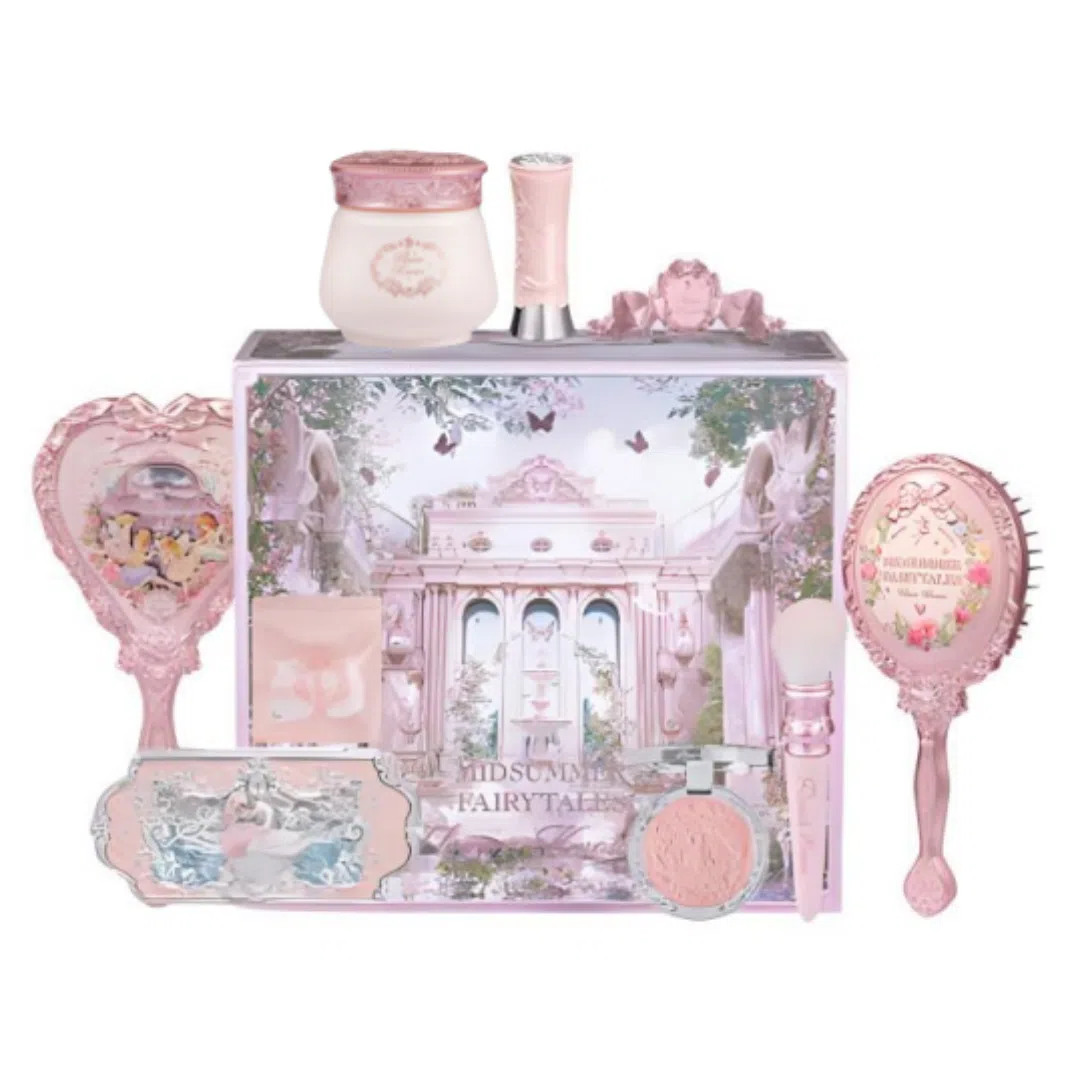 花知晓 粉色芭蕾鞋彩妆套装 自然哑光