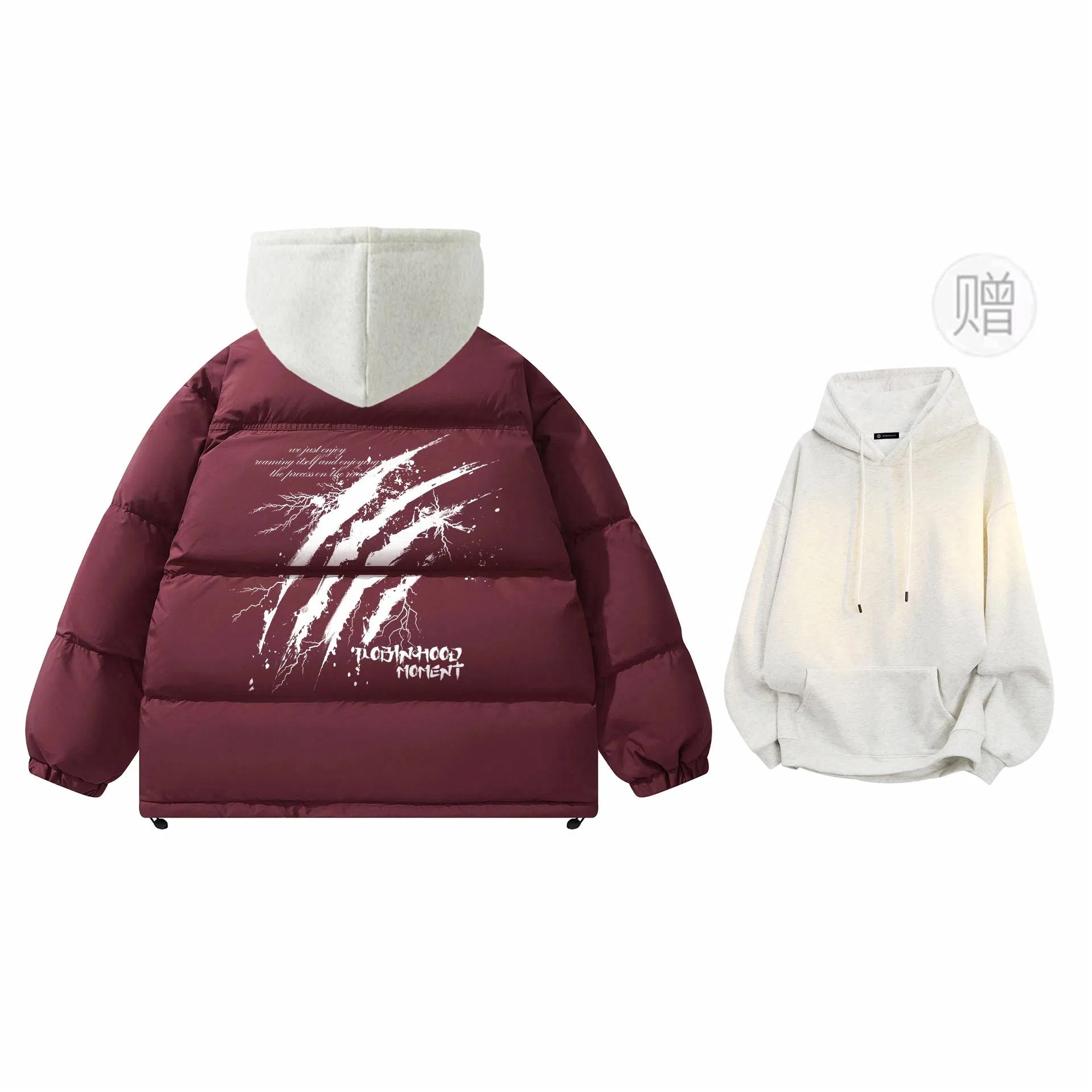 ROBINHOOD New Spring Hoodie Down Jacket