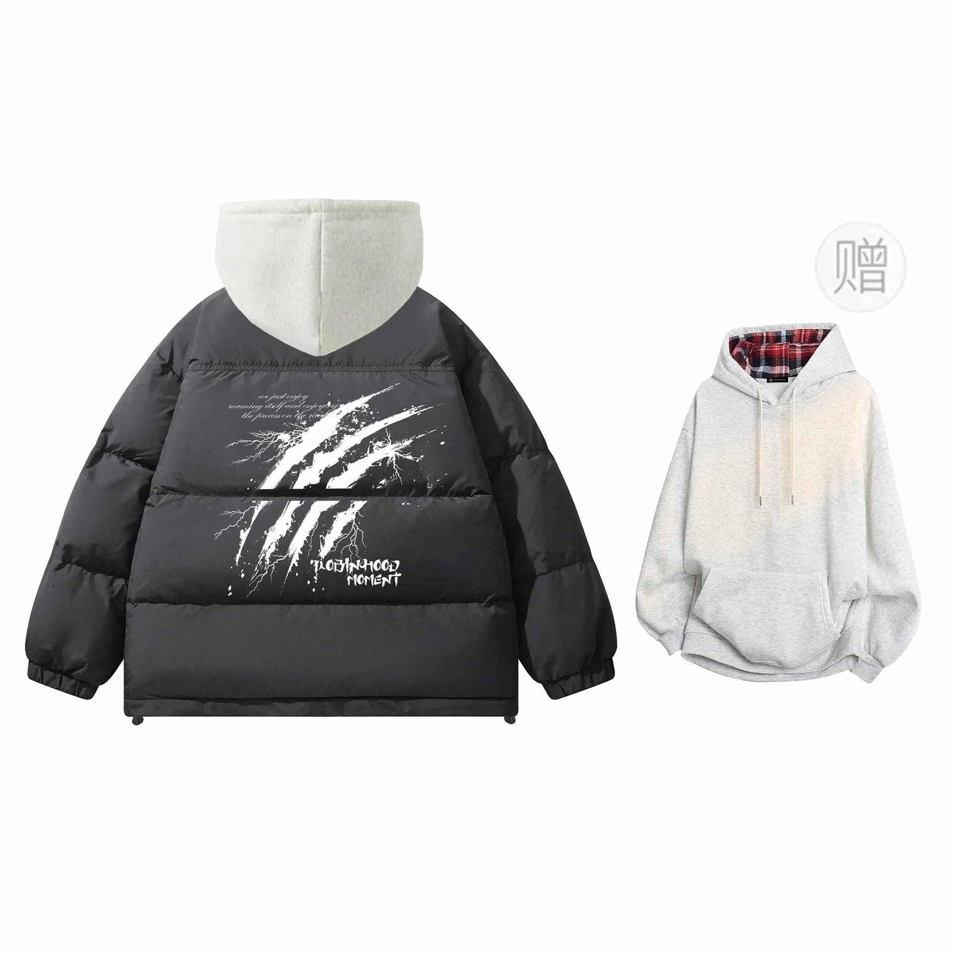 ROBINHOOD New Spring Hoodie Down Jacket