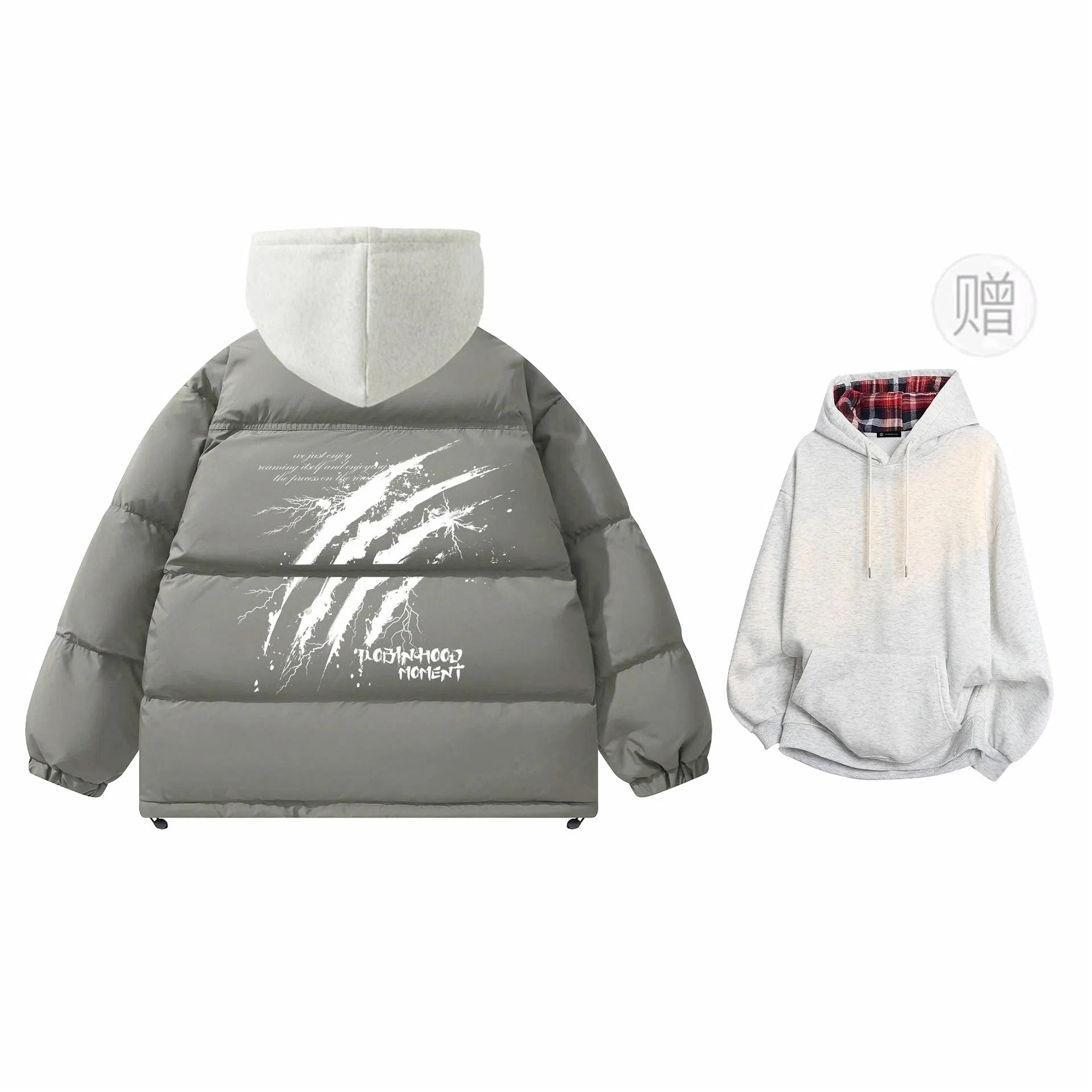 ROBINHOOD New Spring Hoodie Down Jacket