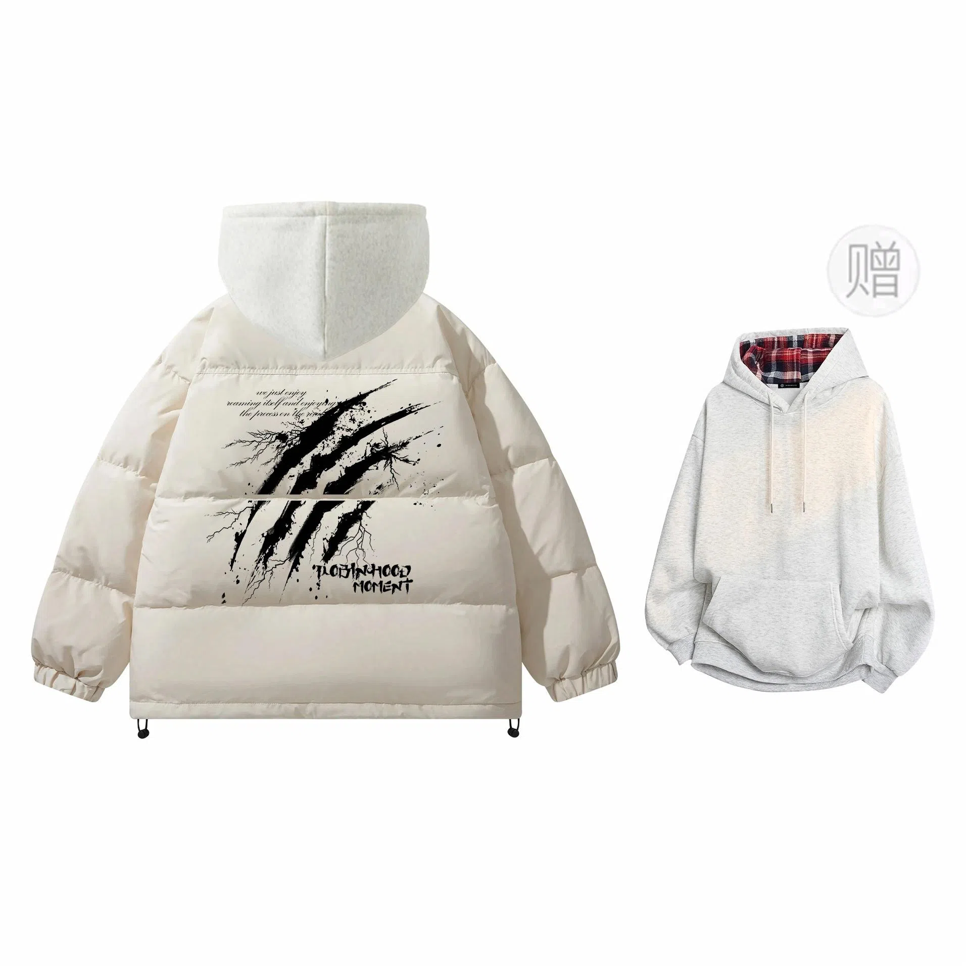 ROBINHOOD New Spring Hoodie Down Jacket