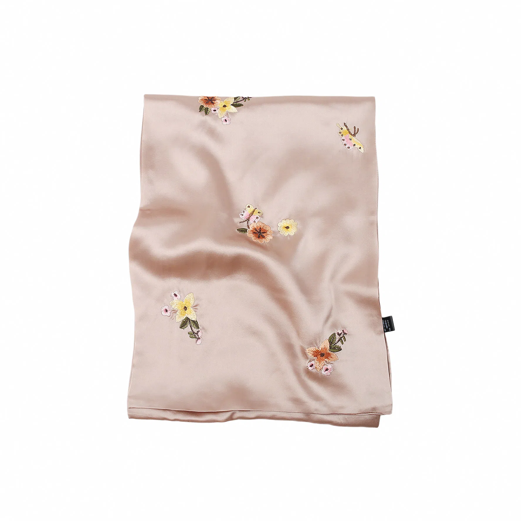 上海故事 古典国风高级时尚刺绣款春秋空调出游真丝长巾 桑蚕丝 丝巾 女款