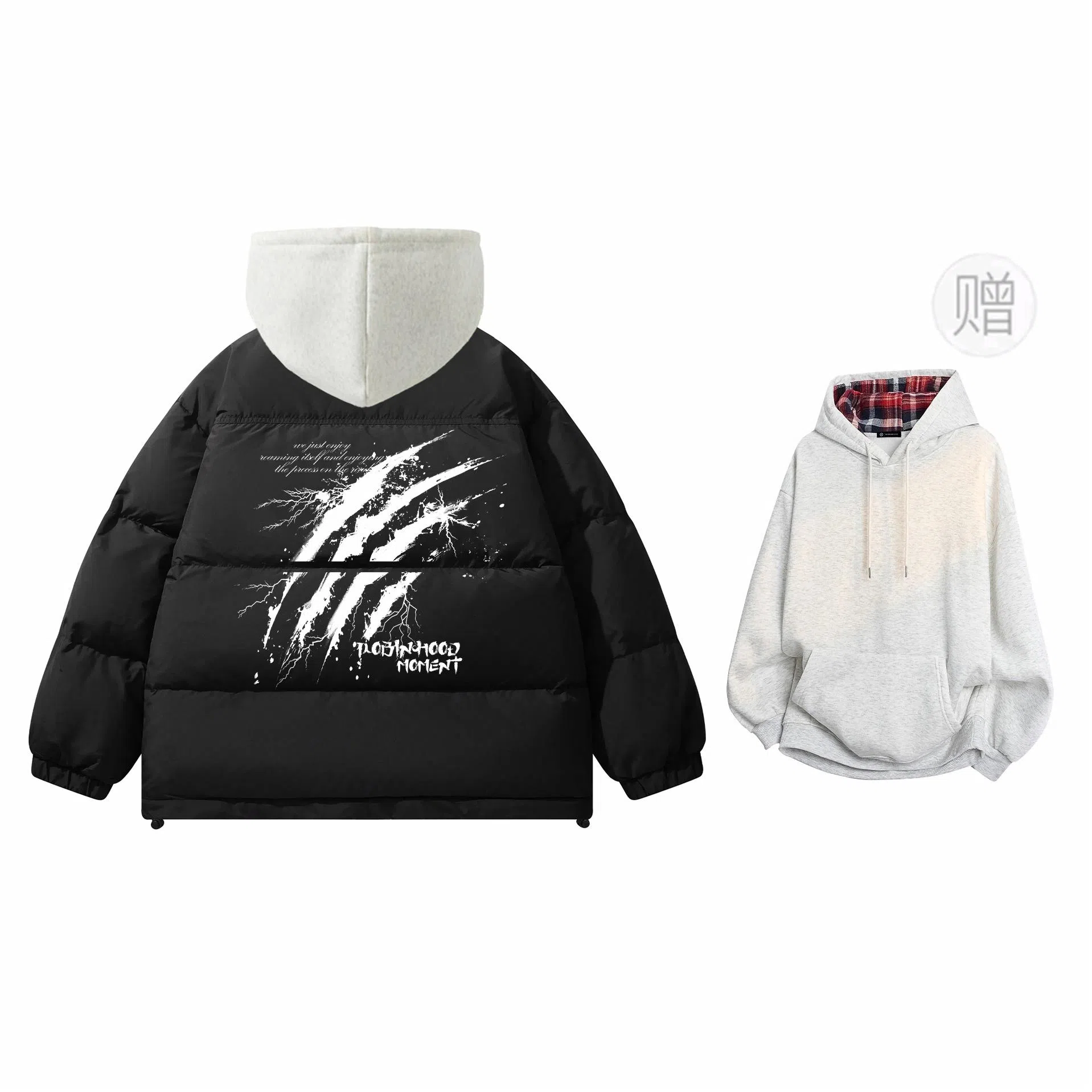 ROBINHOOD New Spring Hoodie Down Jacket