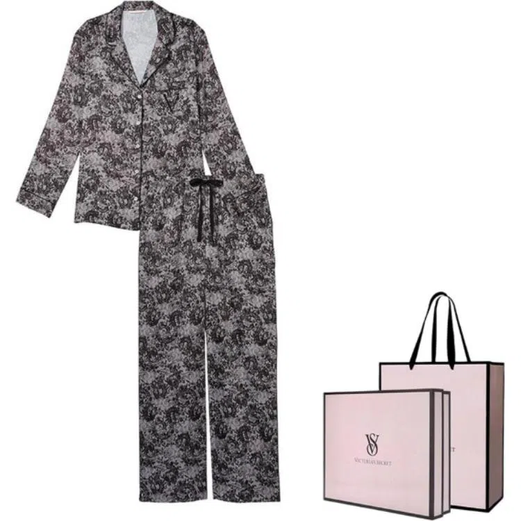 Victoria's Secret Satin Long Pajama Set