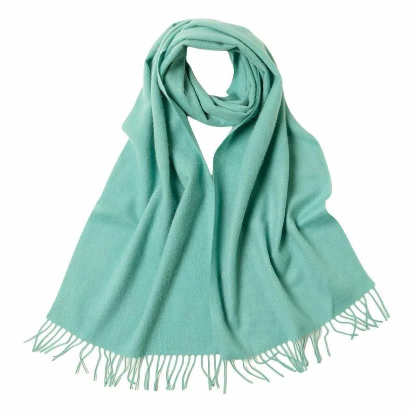 红豆 秋冬季保暖加厚百搭 山羊绒 绒线围巾 女款