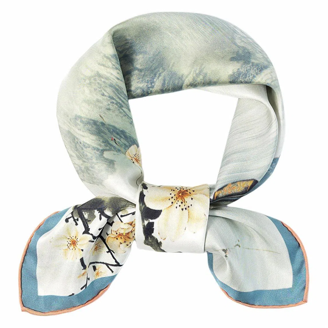 上海故事 青春 真丝中 （双面）芳茶雅韵 桑蚕丝 上架 女款 #礼盒装