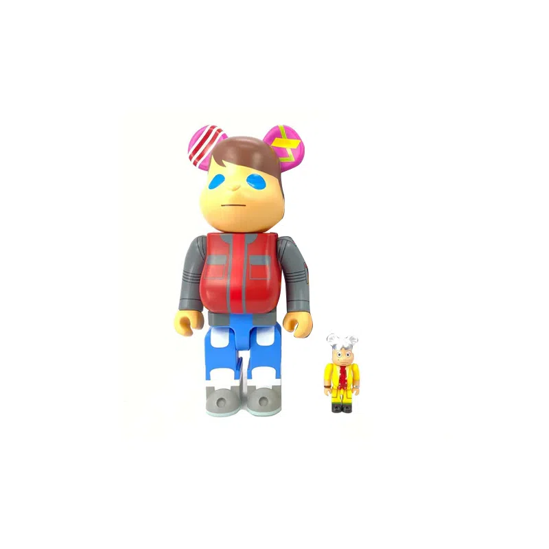 BE@RBRICK Back to The Future 100%+400%