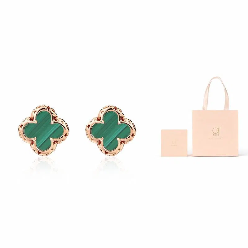 Ai De Promise Clover Stud Earrings