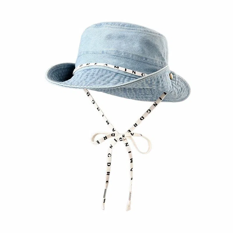 【一戴即有型】 南极人 字母绑带牛仔登山帽户外徒步露营夏季百搭防晒帽遮阳西部牛仔帽 显脸小 渔夫帽 男女同款情侣款