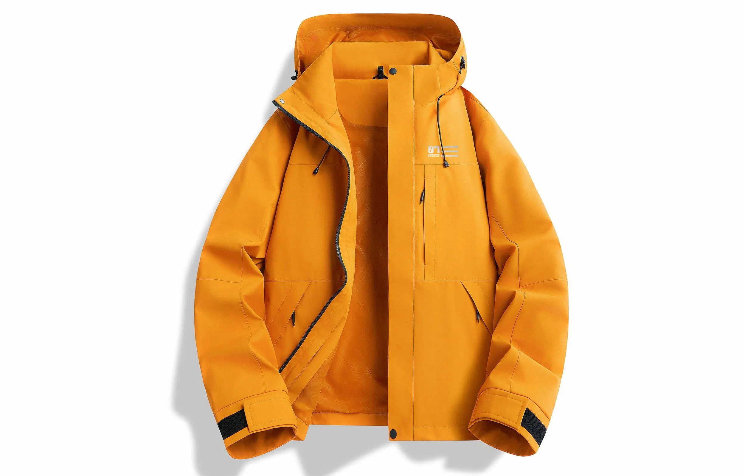 王者荣耀  鲁班七号星空梦想款 美式反光银字母工装三合一飞行员连帽休闲宽松舒适  保暖防寒冲锋衣 男女同款