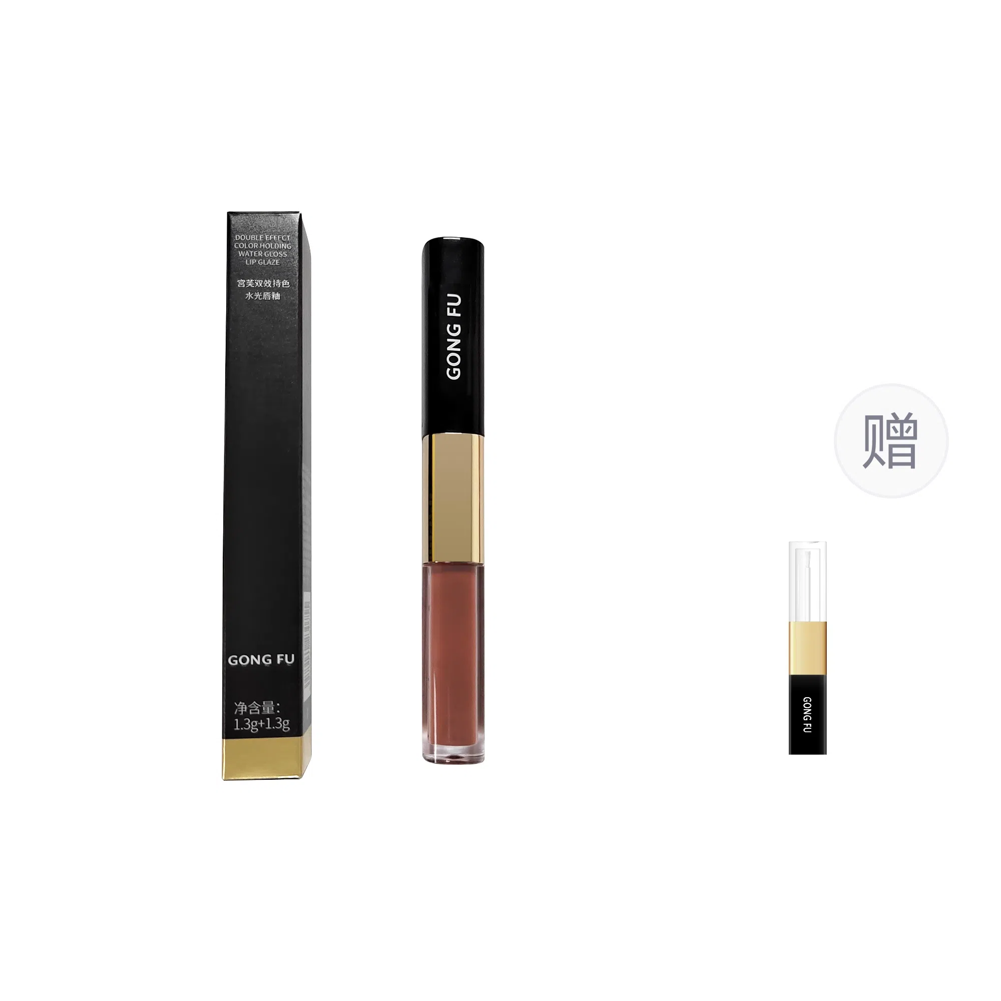 宫芙 双效持色唇釉雾面哑光口红显白 镜面 不沾杯