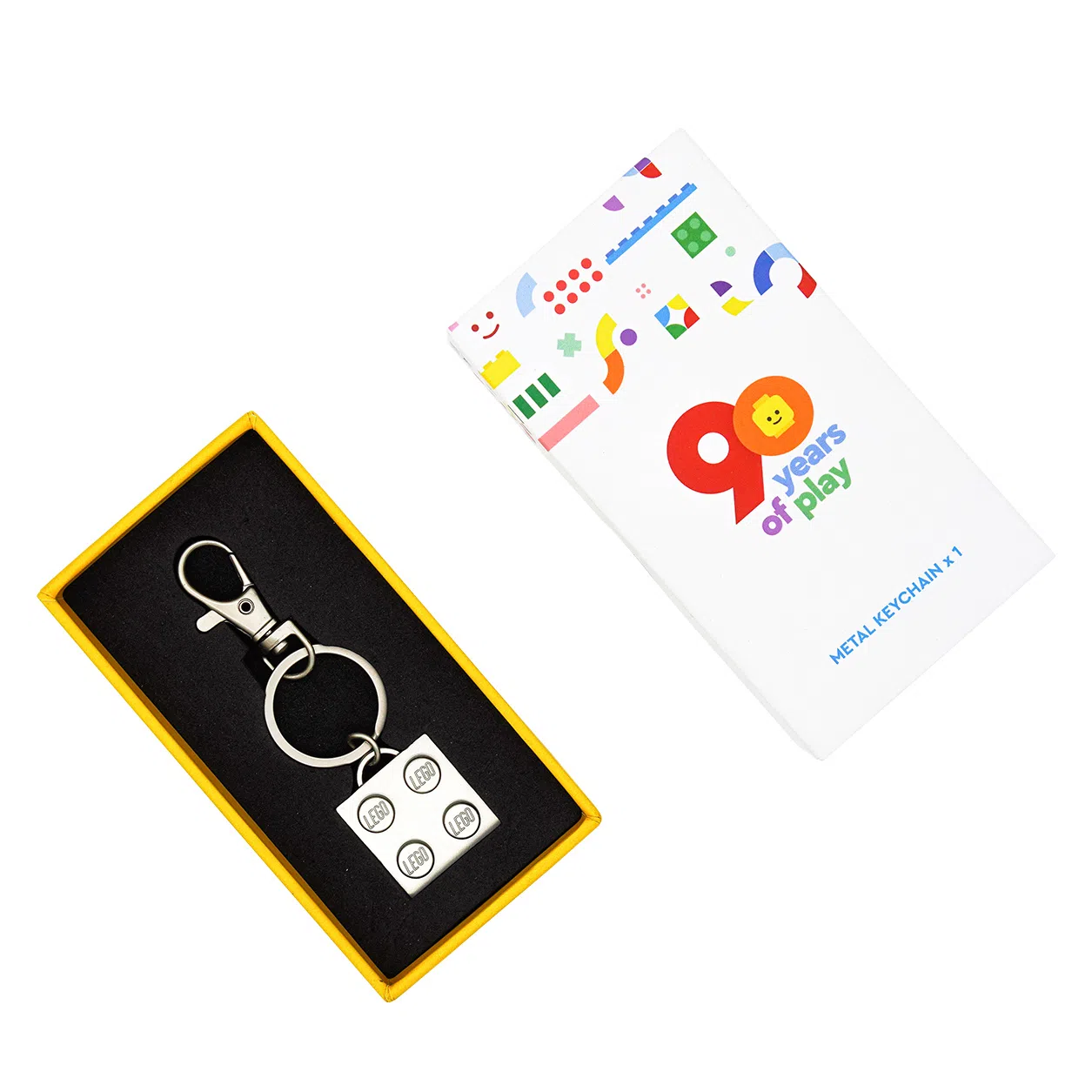 LEGO 102678 Silver Brick Keychain