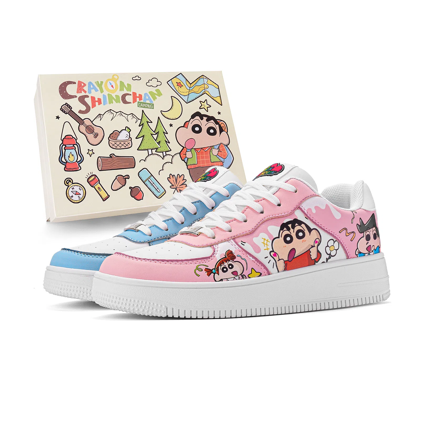 Crayon Shinchan Love Pair Low Sneakers