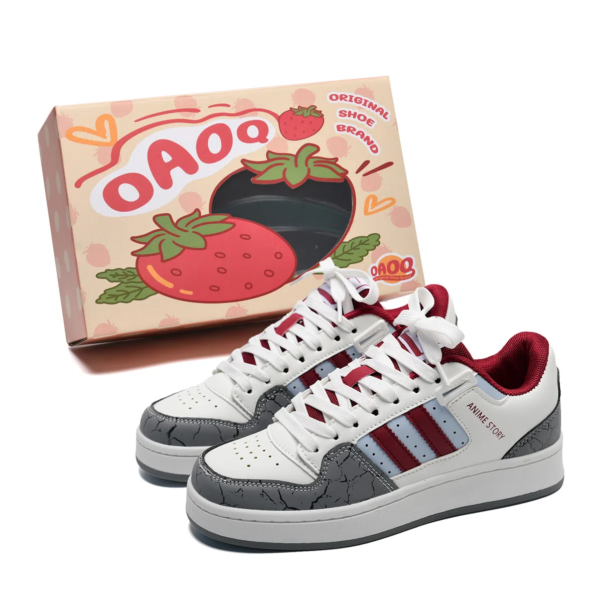 OAOQ Low Top Casual Sneakers