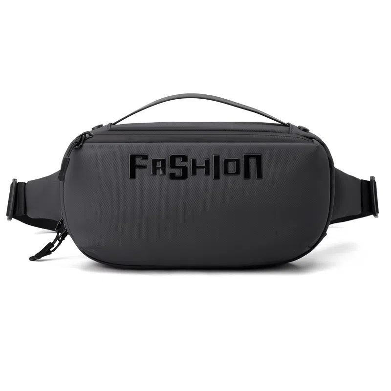 垣途者 商务休闲 尼龙 腰包 男款 黑色